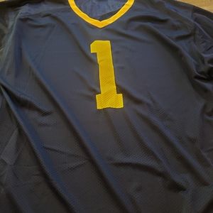 Michigan wolverines number 1  russell jersey size xl